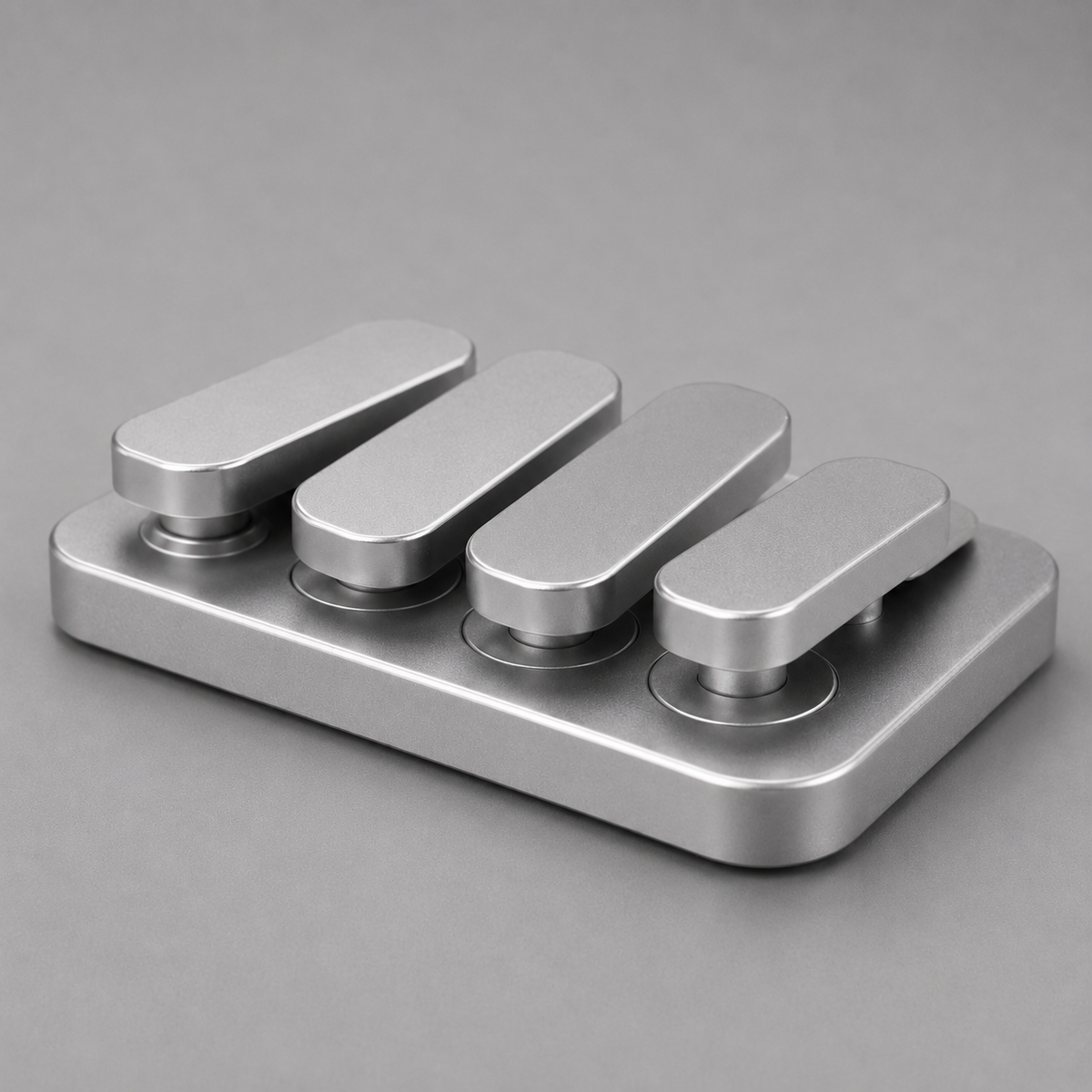 Inspired by the tactile rhythm of piano keys, each click is engineered with a smooth magnetic action and a refined metal finish.